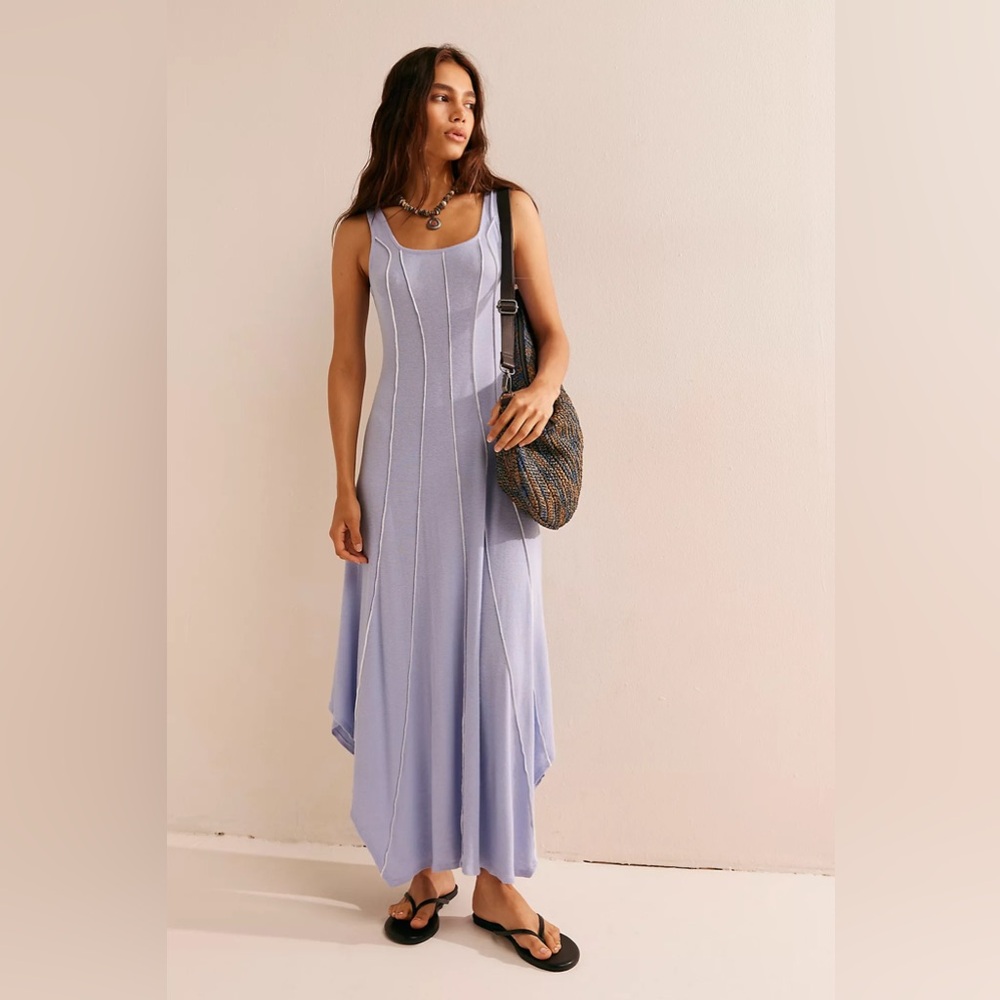 Free People Light Blue Maxi Dress